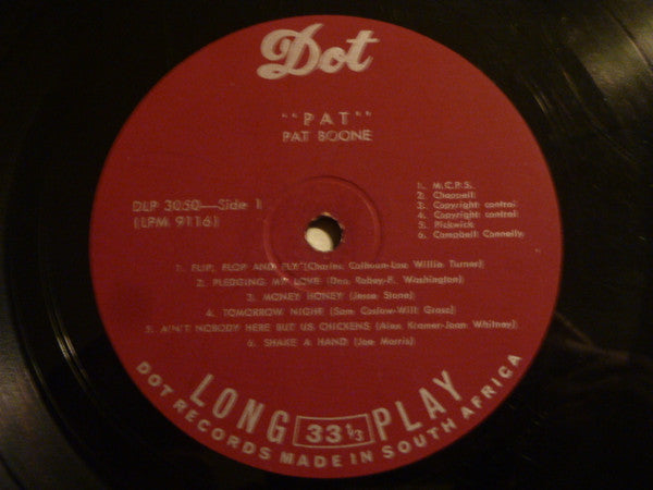 Pat Boone : "Pat" (LP)