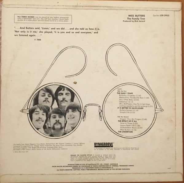 The Family Tree (8) : Miss Butters (LP, Album)