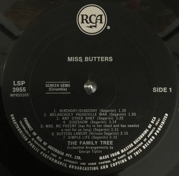 The Family Tree (8) : Miss Butters (LP, Album)