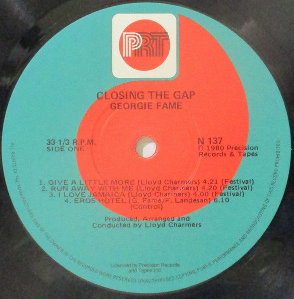 Georgie Fame : Closing The Gap (LP, Album)