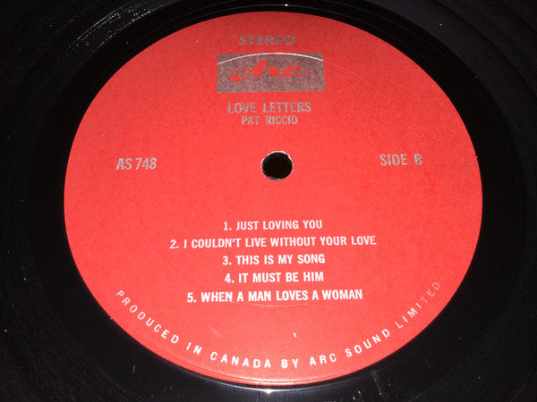 Pat Riccio : Love Letters (LP)