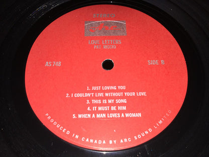 Pat Riccio : Love Letters (LP)