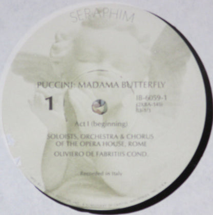 Giacomo Puccini, Oliviero De Fabritiis, Beniamino Gigli, Toti Dal Monte : Madama Butterfly (2xLP, Mono + Box)