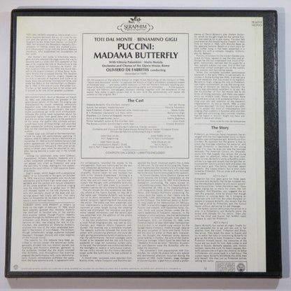 Giacomo Puccini, Oliviero De Fabritiis, Beniamino Gigli, Toti Dal Monte : Madama Butterfly (2xLP, Mono + Box)
