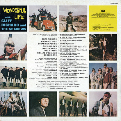 Cliff Richard & The Shadows : Wonderful Life (LP, Album, Mono, RE)