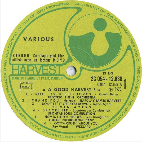 Various : A Good Harvest (LP, Comp)