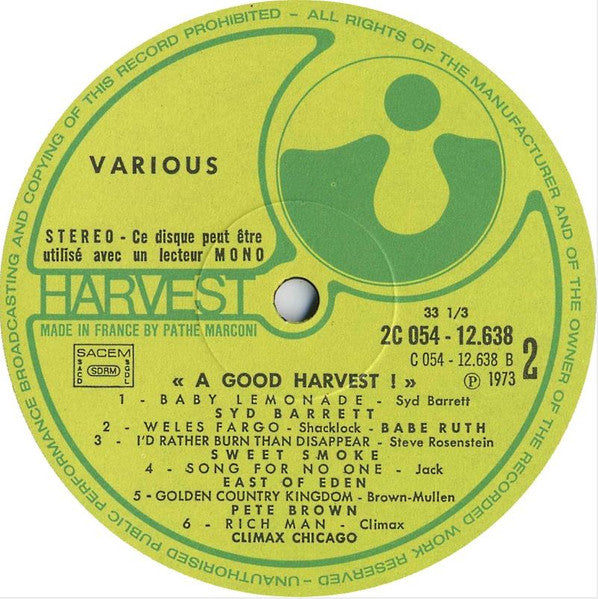 Various : A Good Harvest (LP, Comp)