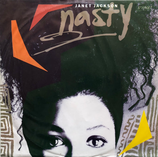 Janet Jackson : Nasty (12", Single, Ltd)