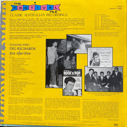 Dig Richards* : The Festival File Volume 2 Jive After Five (LP, Comp, Mono)