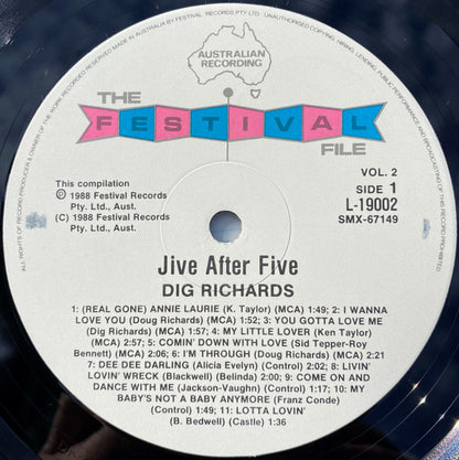 Dig Richards* : The Festival File Volume 2 Jive After Five (LP, Comp, Mono)