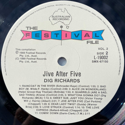 Dig Richards* : The Festival File Volume 2 Jive After Five (LP, Comp, Mono)
