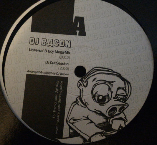 DJ Bacon, Briztronix : Universal Bboy Megamix/Beats from the East (12", Promo)