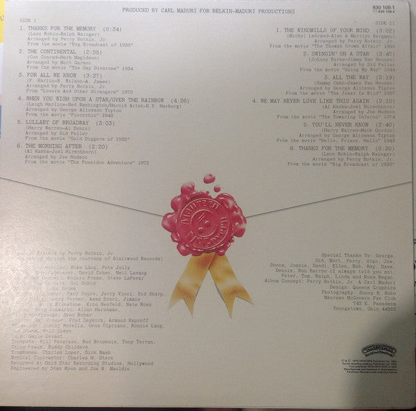 Maureen McGovern : Academy Award Performance (LP, Album)