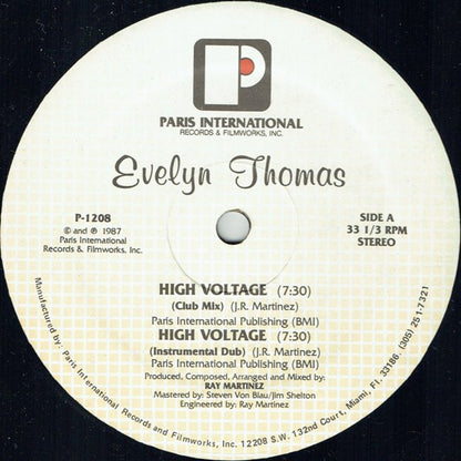 Evelyn Thomas : High Voltage (12")