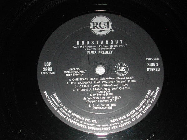 Elvis Presley : Roustabout (LP, Album)