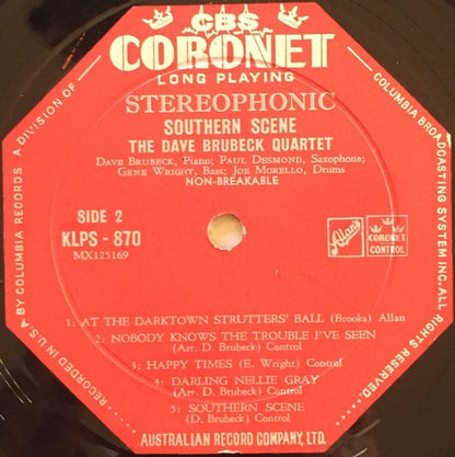 The Dave Brubeck Quartet, The Dave Brubeck Trio And The Dave Brubeck Duo : Southern Scene (LP, Album)