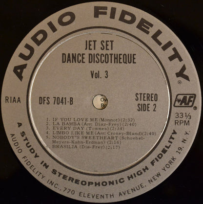 Various : Jet Set Dance Discothèque Vol. 3 (LP, Comp)