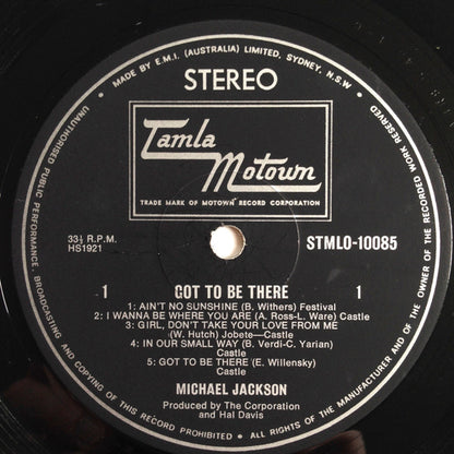 Michael Jackson : Got To Be There (LP, Album)