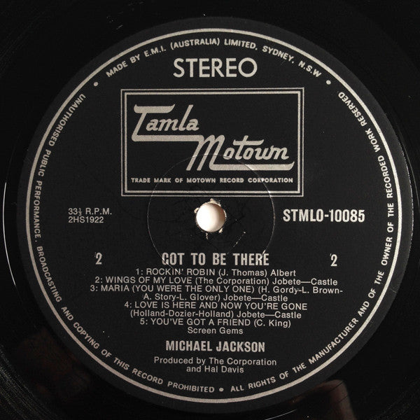 Michael Jackson : Got To Be There (LP, Album)