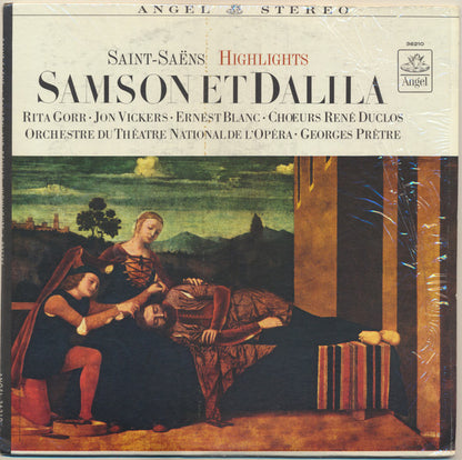 Les Chœurs René Duclos & Orchestre du Théâtre National de l'Opéra , Conducted By Georges Prêtre : Camille Saint-Saëns: Samson And Delilah - Highlights (LP)
