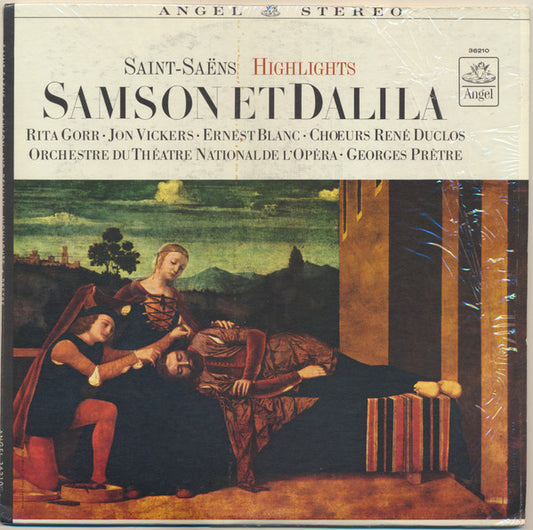 Les Chœurs René Duclos & Orchestre du Théâtre National de l'Opéra , Conducted By Georges Prêtre : Camille Saint-Saëns: Samson And Delilah - Highlights (LP)