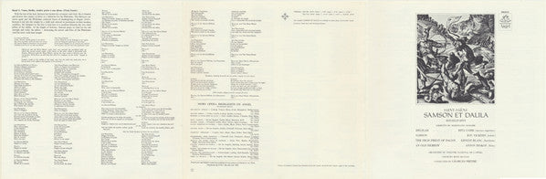 Les Chœurs René Duclos & Orchestre du Théâtre National de l'Opéra , Conducted By Georges Prêtre : Camille Saint-Saëns: Samson And Delilah - Highlights (LP)