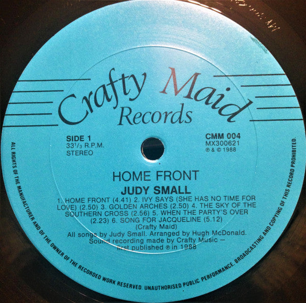 Judy Small : Home Front (LP, Album)