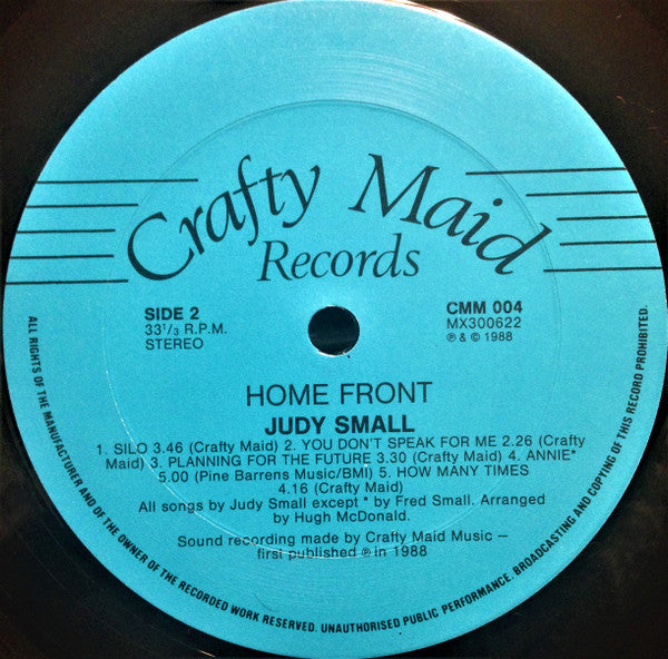 Judy Small : Home Front (LP, Album)