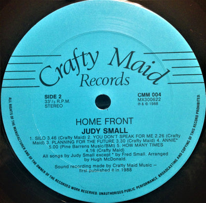 Judy Small : Home Front (LP, Album)