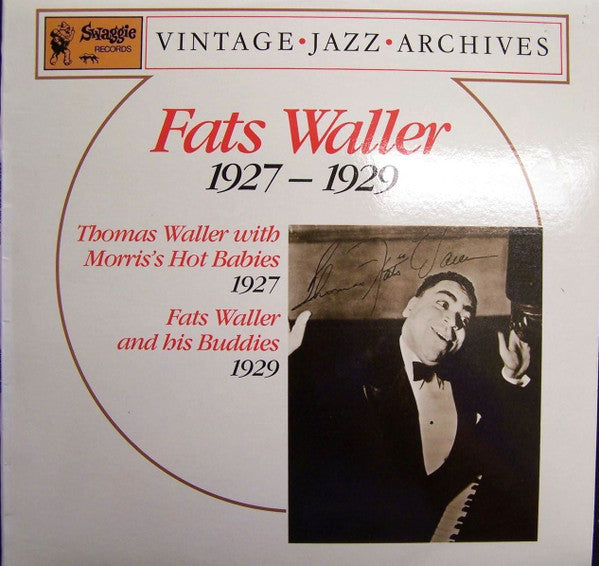 Fats Waller : Fats Waller 1927-1929 (LP, Album, Comp, Mono, RE)
