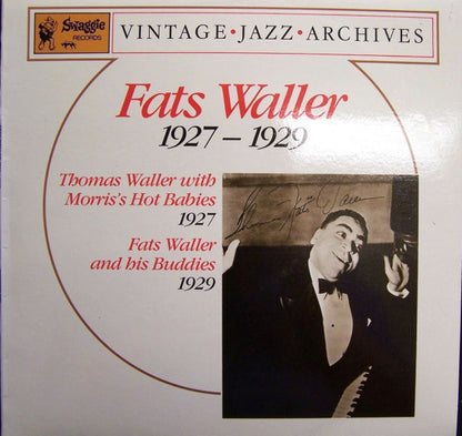 Fats Waller : Fats Waller 1927-1929 (LP, Album, Comp, Mono, RE)