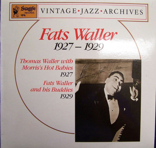 Fats Waller : Fats Waller 1927-1929 (LP, Album, Comp, Mono, RE)