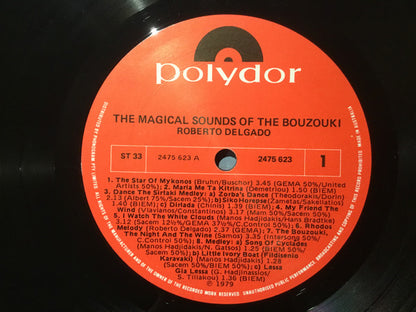 Roberto Delgado : The Bouzoukis Of Greece (LP, Comp, Gat)
