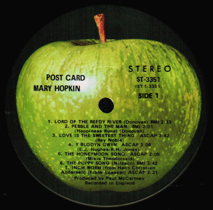 Mary Hopkin : Post Card (LP, Album, Scr)