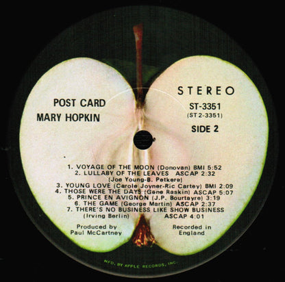 Mary Hopkin : Post Card (LP, Album, Scr)
