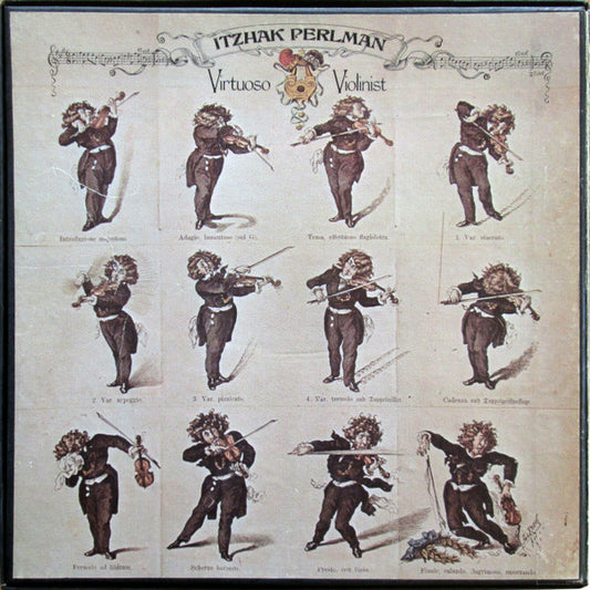 Itzhak Perlman – Niccolò Paganini / Pablo de Sarasate – Royal Philharmonic Orchestra, Lawrence Foster : Violin Concerto No. 1 · 24 Caprices / Carmen Fantasy  (2xLP, Album + Box)