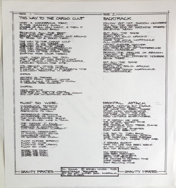 Gravity Pirates : This Way To The Cargo Cult (12", Scr)