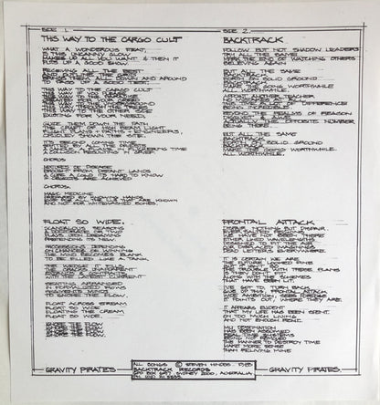 Gravity Pirates : This Way To The Cargo Cult (12", Scr)