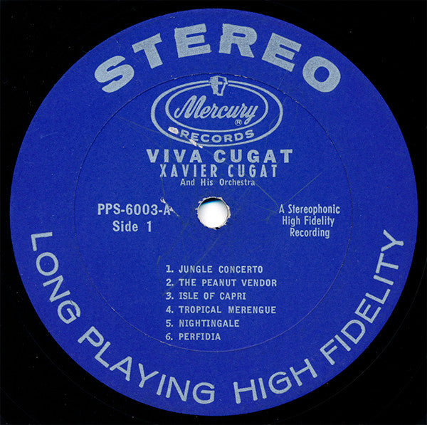 Xavier Cugat And His Orchestra : Viva Cugat! (LP, Album, Pit)
