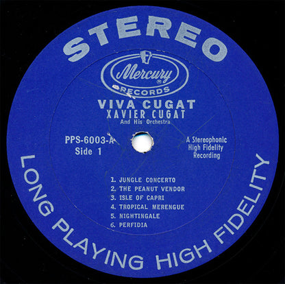 Xavier Cugat And His Orchestra : Viva Cugat! (LP, Album, Pit)