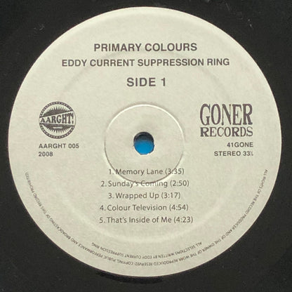Eddy Current Suppression Ring : Primary Colours (LP, Album, Blu)