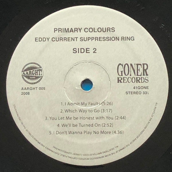 Eddy Current Suppression Ring : Primary Colours (LP, Album, Blu)