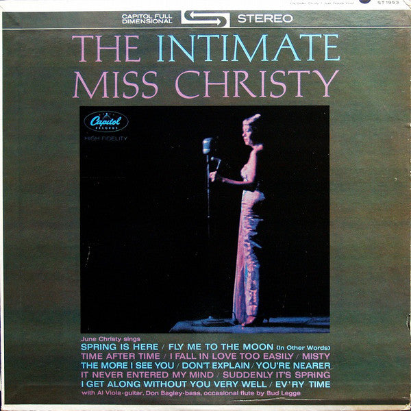 June Christy : The Intimate Miss Christy (LP, Scr)