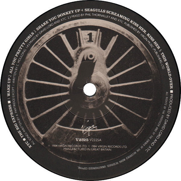 XTC : The Big Express (LP, Album, Die)