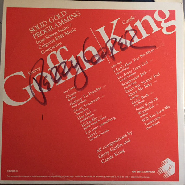 Gerry Goffin / Carole King* : Solid Gold Programming (2xLP, Comp, Promo, S/Edition)