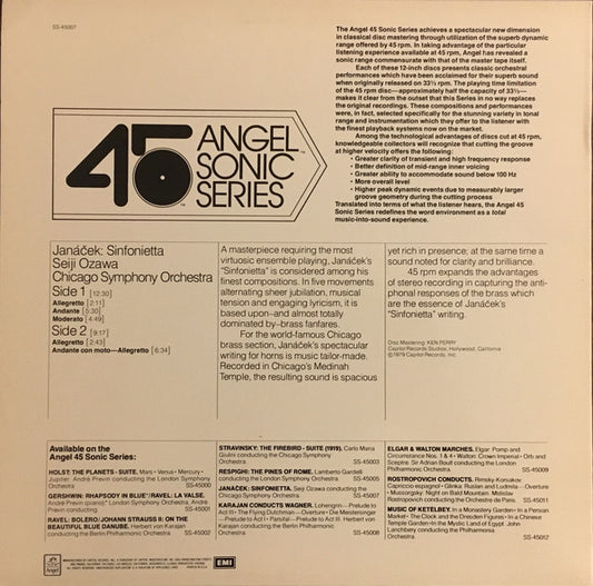 Janáček* / Seiji Ozawa, Chicago Symphony* : Sinfonietta (12")