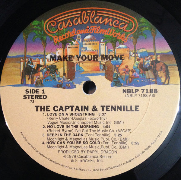 Captain And Tennille : Make Your Move (LP, Album, 73)