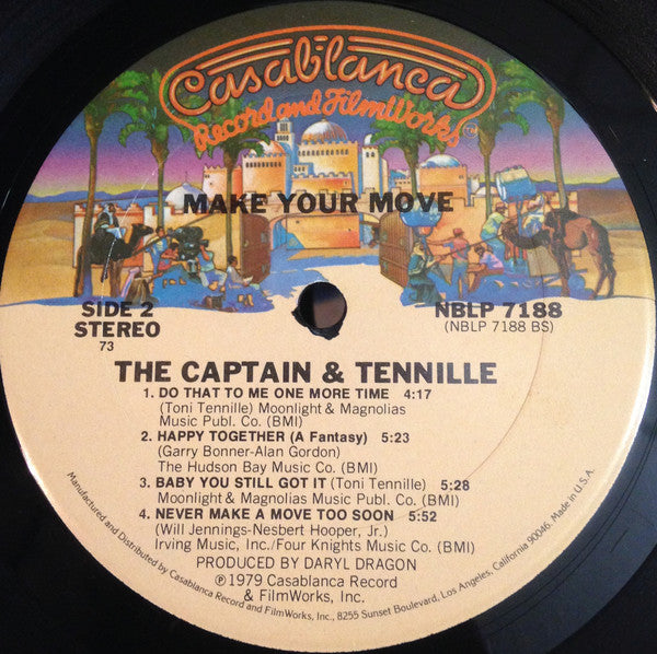 Captain And Tennille : Make Your Move (LP, Album, 73)