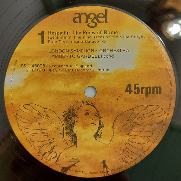 Ottorino Respighi, Lamberto Gardelli, London Symphony Orchestra : The Pines of Rome (12", Quad)