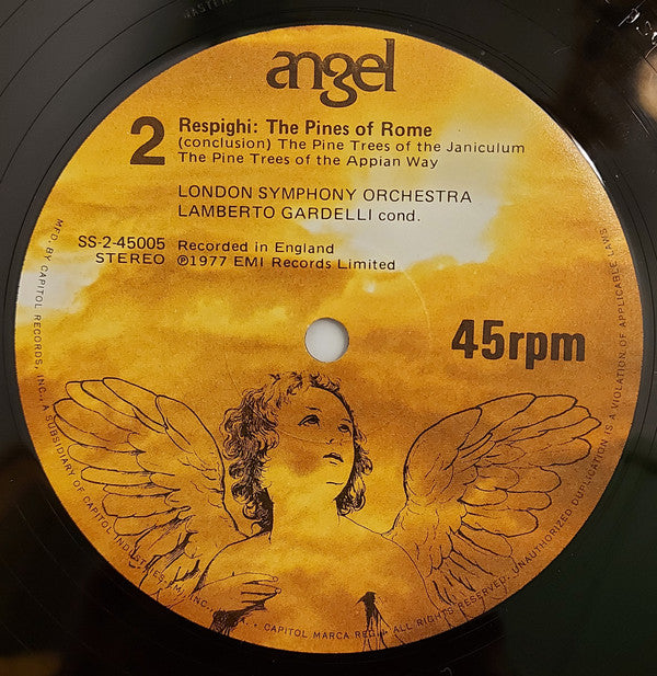 Ottorino Respighi, Lamberto Gardelli, London Symphony Orchestra : The Pines of Rome (12", Quad)